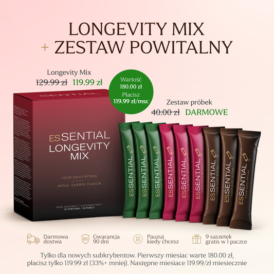esSENTIAL - Longevity Mix | Resweratrol i NR