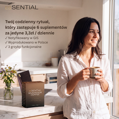 esSENTIAL - Mushroom Coffee | Kawa z grzybami