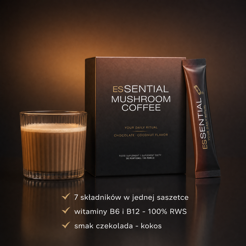esSENTIAL - Mushroom Coffee | Kawa z grzybami
