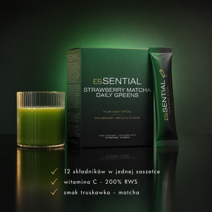 esSENTIAL - Strawberry Matcha Daily Greens