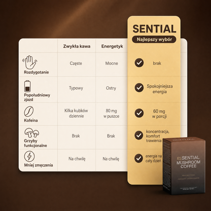 SENTIAL - Kawa z grzybami